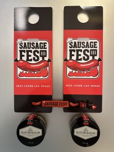 Las Vegas Sausage Fest door hangers