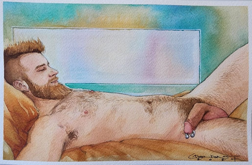 The Sacred Phallus in Watercolor - Corndog Artist Spotlight-7 | The Bator Blog The Sacred Phallus in Watercolor - Corndog Artist Spotlight-7