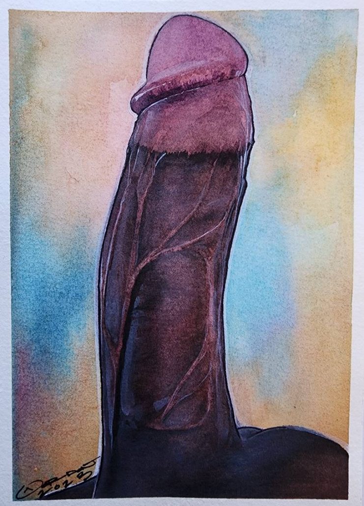 The Sacred Phallus in Watercolor - Corndog Artist Spotlight-8 | The Bator Blog The Sacred Phallus in Watercolor - Corndog Artist Spotlight-8