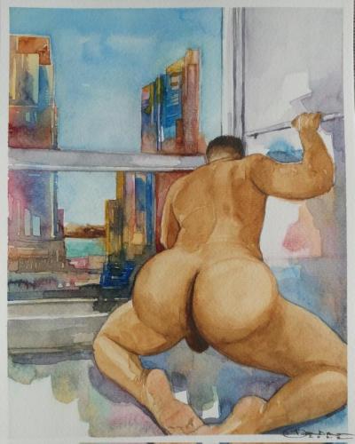 The Sacred Phallus in Watercolor - Corndog Artist Spotlight-11